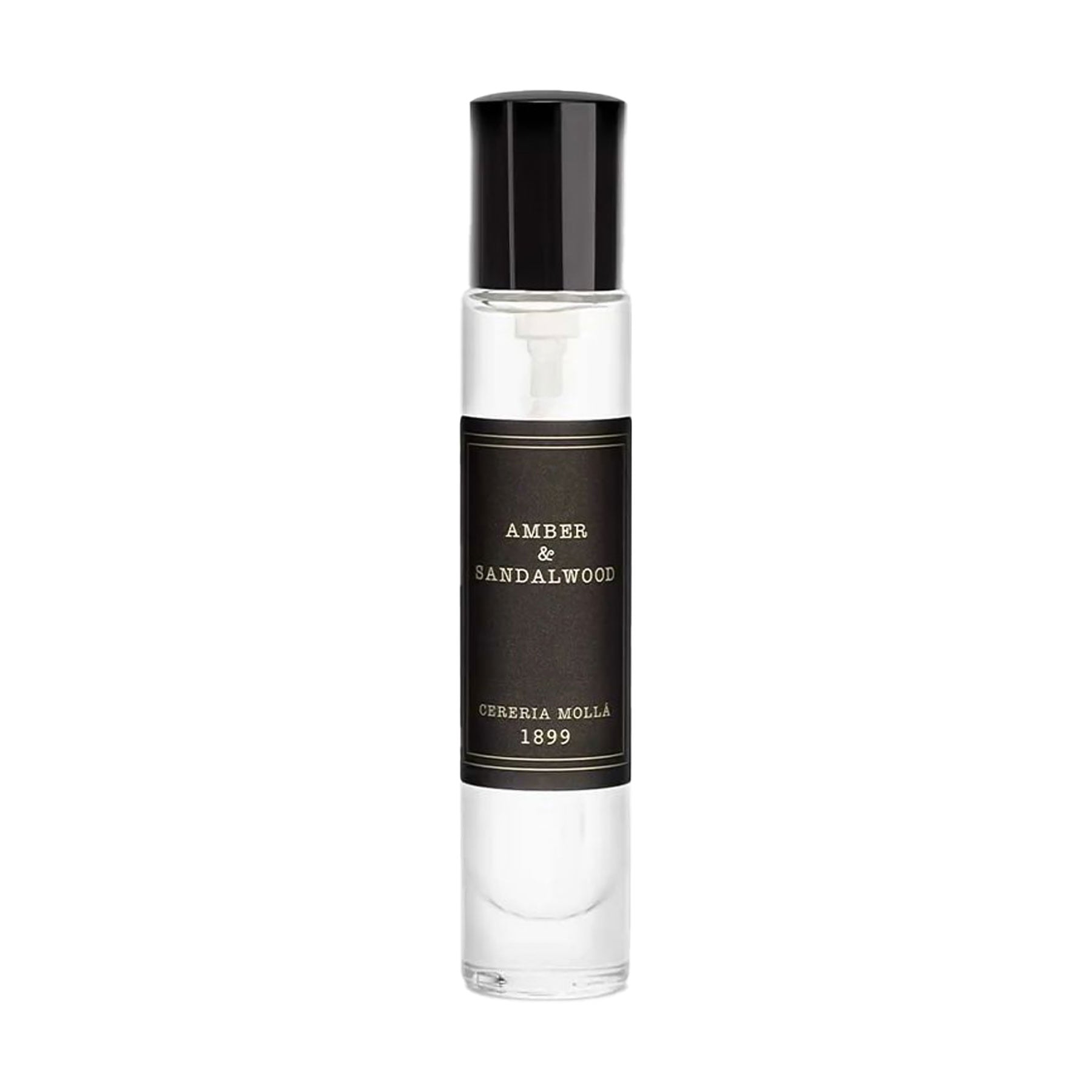Ароматичний спрей для тіла та текстилю Cereria Molla Amber &amp; Sandalwood унісекс, 15 мл